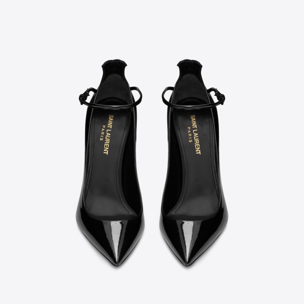 Saint Laurent Y 105 Ankle Strap Pump